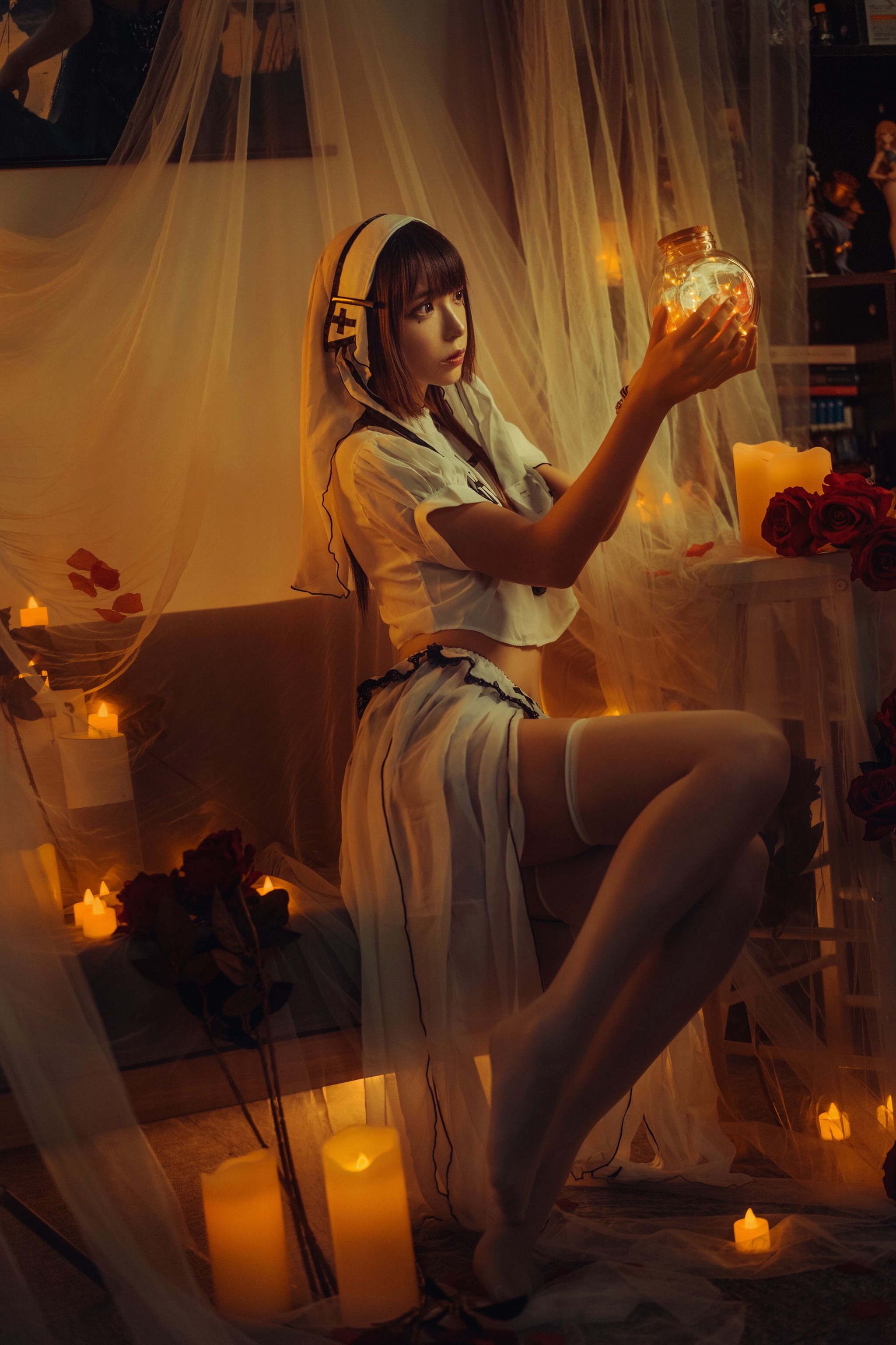 疯猫ss – NO.043 黄昏修女 [17P]-XikXak